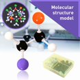thumbnail image 2 of Chemistry Model Kit, 125 Pcs Organic Inorganic Molecular Model Kit with Atoms & Bonds, Chemistry Modeling Kit for Students,Teachers,Kids, Link Remover Tool Included, 2 of 7