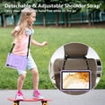 thumbnail image 6 of Case for Samsung Galaxy Tab S10 FE/ S9 FE 10.9 inch/S9 11 inch with Butterfly Stand, Shockproof Protective Tablet Cover with Pencil Holder Shoulder Strap for Kids Girls, Purple, 6 of 7