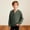 Army Green, variant on Boy's Waffle Long Sleeve Shirt Loose Fit V Neck Henley Shirts Casual Lightweight Comfort Oversized Tshirts for School 4-14 Years