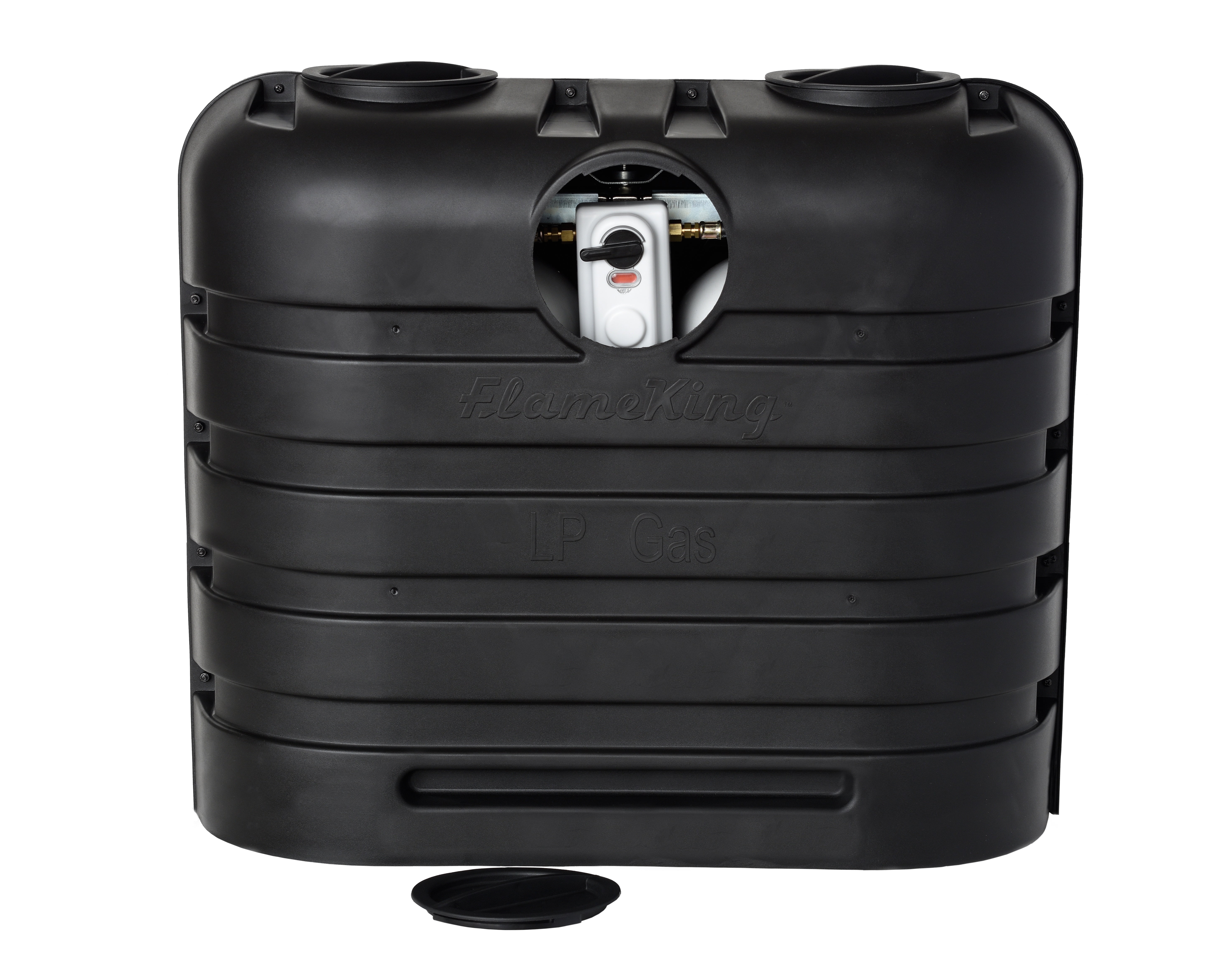 Flame King YSN-PCC-RV30 Black Heavy-Duty Polypropylene 7.14 lb Propane Tank Cover for RV Accessories