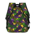 thumbnail image 3 of Haiem Mardi Gras7 Printed School Backpack,Casual Travel Lightweight Backpack,Durable Comfortable Multifunctional Backpack,Laptop Backpack, 3 of 5
