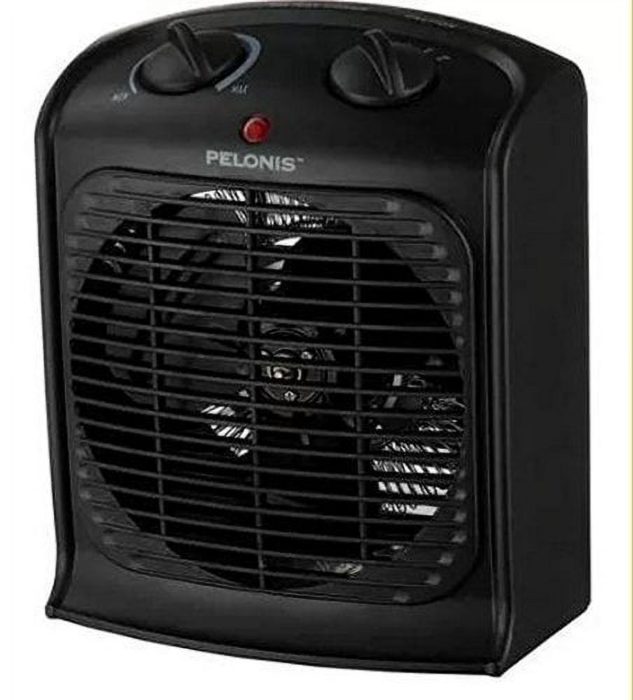 Pelonis Fan-Forced Heater with Thermostat, 120V, Indoor, Black, HF-0020T - image 2 of 2
