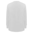 thumbnail image 5 of Holzkary Long Sleeve Shirts for Women Tops V Neck Casual Top Comfortable Shirt Soft Basic Tees Women Blouses V Neck Loose Casual and Fashionable Long Sleeved T Shirt Button Top White Xxl, 5 of 8