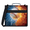 Orange, variant on Jiaoprinted Funny Cat Zipper Binder, Fun Line Cat 3 D-Ring Binder, Multi-Pocket Expanding Organizer Bag with Handle and Shoulder Strap for Travel Work
