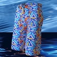 thumbnail image 5 of Vetsdori Mens Summer Swimming Trunks Board Shorts Swimwear Casual Elastic Waist Drawstring,Ropa Lining 2 in 1 Swim Shorts for Men Hawaiian,Free Size, 5 of 5