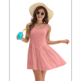 thumbnail image 2 of Flowy Dresses for Women Sleeveless Summer Tank Dress Casual Beach Vacation Pink XXL, 2 of 7