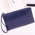thumbnail image 3 of Women's Wallet Crocodile Pattern Card Wallet Clutch Purse Phone Clutch Wallet, 3 of 5