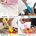 thumbnail image 7 of Walchoice 14 Pieces Cooking Utensils Set with Holder, Silicone Kitchen Cookware Utensils Set, Colorful, 7 of 7