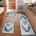 thumbnail image 2 of Kitchen Rugs Sets of 3 Non Slip Washable Kitchen Mats for Floor, Waterproof Kitchen Runner Rug, Floor Mat Carpet for Entryway, Laundry, Sink, Hallway, Bathroom, 2 of 12