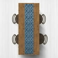 thumbnail image 2 of Creative Products Blue Ogee Pattern 16x72 Cotton Twill Table Runner, 2 of 3