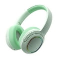 thumbnail image 2 of Ganfancp Bluetooth 5.3 Subwoofer Auriculares Plegables Montados En La Cabeza - Micrófono Incorporado Llamada Inalámbrica Estéreo Plegable Cancelación de Ruido Sobre La Oreja Orejeras Suaves Auricular, 2 of 4
