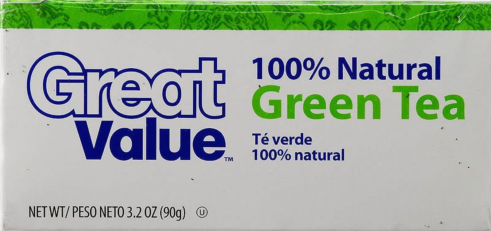 Great Value Green Tea Tea Bags, 40 ct