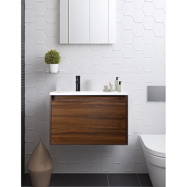 Gabinete De Baño TURNER Con Lavabo y Llave Minimalista