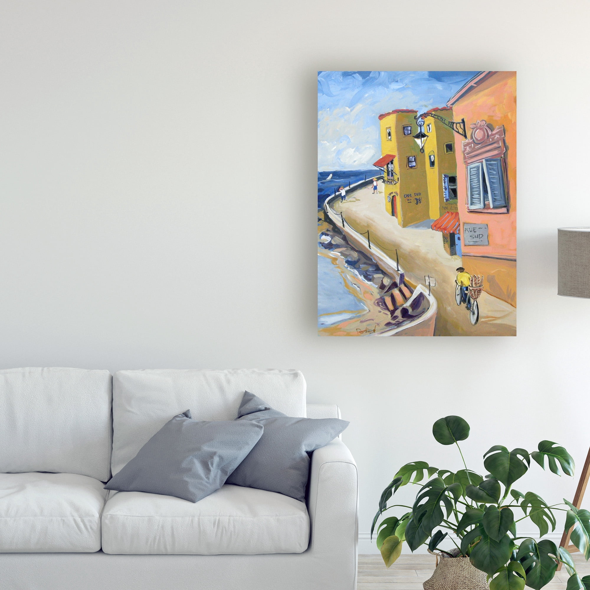 Trademark Fine Art 'Yellow Orange Coast' Canvas Art by Patricia A. Reed