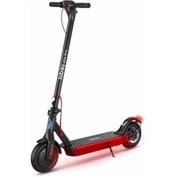 Hiboy KS4 Pro Electric Scooter for Adults, 500W Motor, Dual Rear Suspension, Smart LED Display, Up to 25 Miles Range, 19 MPH Max Speed, App Control