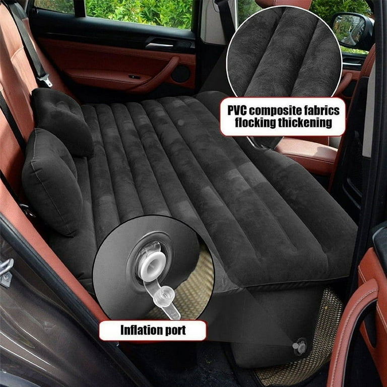 Fbsport car travel inflatable mattress air bed cushion camping universal suv extended air couch with two air pillows clearance