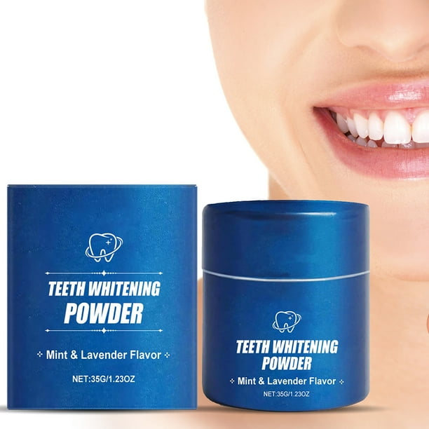 Polvo potenciador blanqueador de pasta de dientes Polvo blanqueador en polvo Blanqueador de dientes que añade efectos blanqueadores a cualquier pasta de dientes 35 g cuidado dental