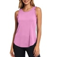 thumbnail image 1 of Hngshg Camisoles Grande Taille pour Femmes à Volants Sans Manches Amples Décontractées Col Rond T-Shirts Classiques Été Vacances Sortie Tee, 1 of 6