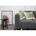 thumbnail image 3 of Ambesonne Eucalyptus Leaves Throw Pillow Cover 2 Pack, Blooming Geometry, 18", Green Multicolor, 3 of 7