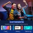 thumbnail image 4 of ESYWEN Wireless Switch Controller for Nintendo Switch /Lite/OLED, Compatible with PC, with RGB, Programmable, Wakeup, Turbo, Vibration, 4 of 9