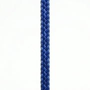 Rope King SBP-58140B, Solid Braided Poly Rope, 5/8 x 140', Blue, 1 Each