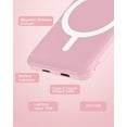 thumbnail image 5 of UniMall  for Magsafe Battery Pack, 5000mAh Magnetic Power Bank with Type-C Cable 20W PD Fast Charging Lighting Input Wireless Portable Charger for iPhone 17/16/15/14/13/12/ All Series-Pink, 5 of 13