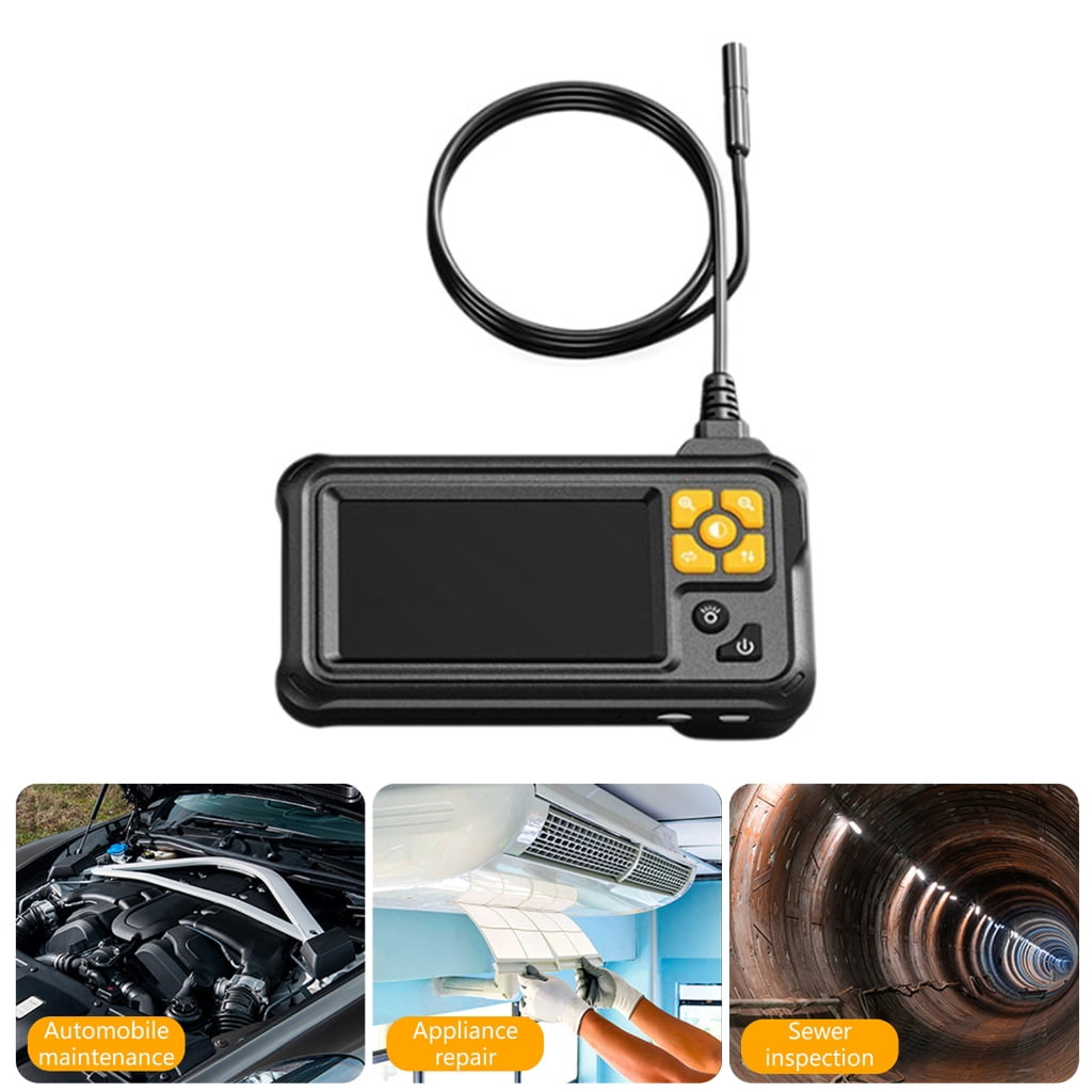 Handheld Borescope 8 LED Illuminates 4.3inch LCD Display Inspection for Machinery Pipe Erosion Checks