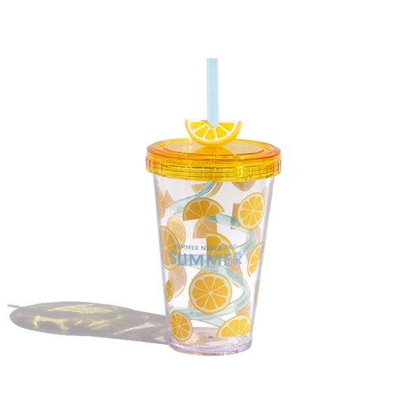 Zeraty 17oz Tumbler Cups with Lid and Straw - Insulated Reusable Plastic Cup with Silicone Seal Double Wall Travel for Water Coffee Juice/Kids&Adult