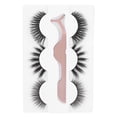 thumbnail image 2 of Pestañas postizas, 3 pares de pestañas postizas de maquillaje de fibra química, pestañas postizas gruesas fieles a su promesa, 2 of 8