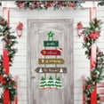 thumbnail image 5 of ToyKingdee Christmas Decoration Door Hanging Sign, Holiday Paper Sign for Door Decoration, Christmas Tree Decor and Wall Ornamens for Home Balcony Porch Yard Living Room, 5 of 6
