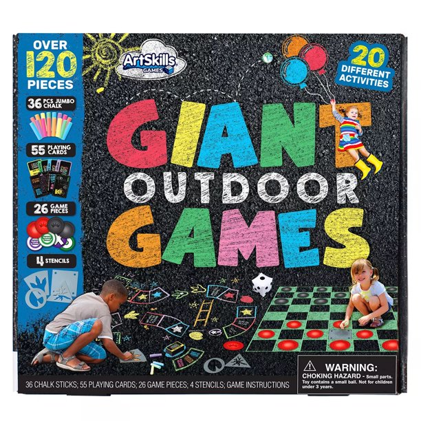 ArtSkills Giant Outdoor Games, 20 Activities