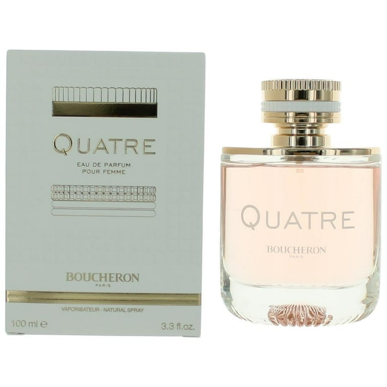 Boucheron Quatre Perfume for Women, Eau De Parfum Spray, 3.4 Oz