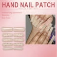 thumbnail image 6 of RAGUPEL 24Pcs Glue on Nails for Women,Diamond-Accented Square Nails,Glossy Design Long Nails,Best Press on Nails for Dating,Party,Taking Pictures,Daily Life,Style3, 6 of 7