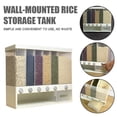 thumbnail image 1 of DPTALR Whole Grains Rice Bucket Wall-Mounted Rice Storage Tank Out Rice, 1 of 9