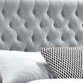thumbnail image 3 of Fabric Upholstered Wooden Full Size Bed with Bottom Drawers Gray - Saltoro Sherpi, 3 of 5