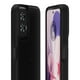 thumbnail image 4 of Funda negra texturizada a prueba de golpes para Motorola Moto G Power 5G 2024, 4 of 8