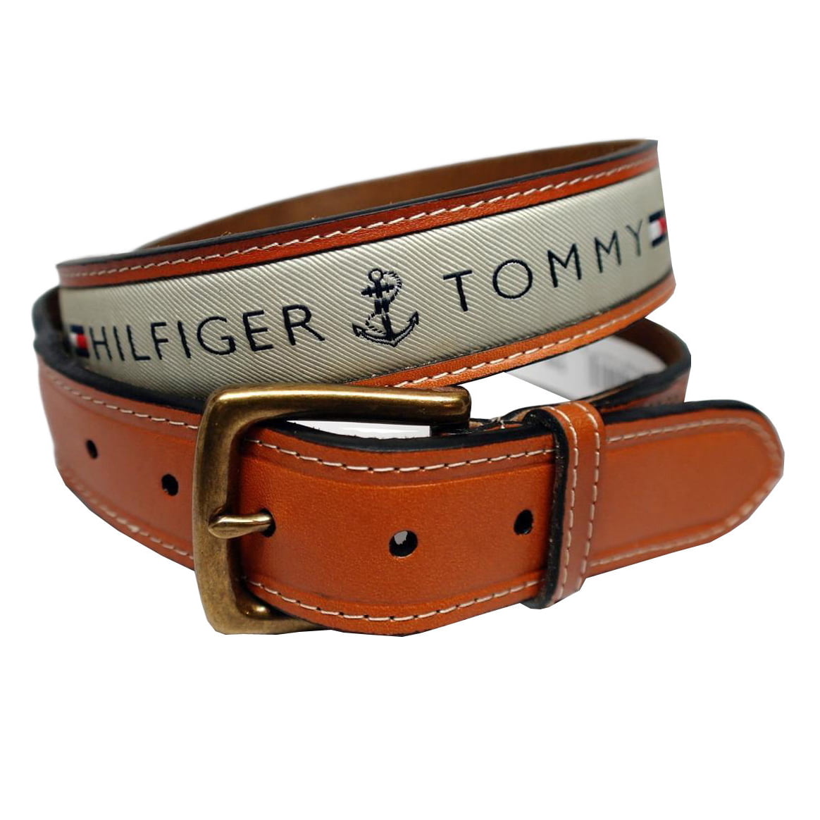 Tommy Hilfiger - Tommy Hilfiger 42 Mens Leather with Fabric Inlay ...