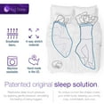 thumbnail image 2 of Hug Sleep, Sleep Pod Move la Machine de Refroidissement Originale Couverture Portable Lavable + Alternative à la Couverture Pondérée comme Vu sur l'Aquarium pour Hommes, Femmes, Adolescents et Enfants, Gris, Moyen, 2 of 2