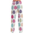 thumbnail image 6 of FrzhBrz Easter Comfy Womens Pajama Pants Egg Printed Pj Pants Stretch Drawstring Pj Bottoms Fun Easter Eggs Women's Girls Lounge Pants Sleepwear, 6 of 6