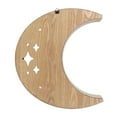 thumbnail image 2 of Something Different Wooden Crescent Moon Wall Shelf, 2 of 3