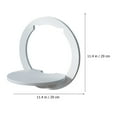 thumbnail image 2 of TABLZONE Hanging Wall Shelves White Artificial Board Storage for Kitchen 1Pcs, 2 of 8