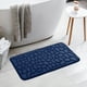 thumbnail image 5 of Alfombrillas de Baño de Espuma de Memoria REGALWOVEN Ultra Suave Antideslizante Alfombra de Baño Absorbente de Agua Secado Rápido Alfombra de Baño Azul Marino 20" x 32", 5 of 6