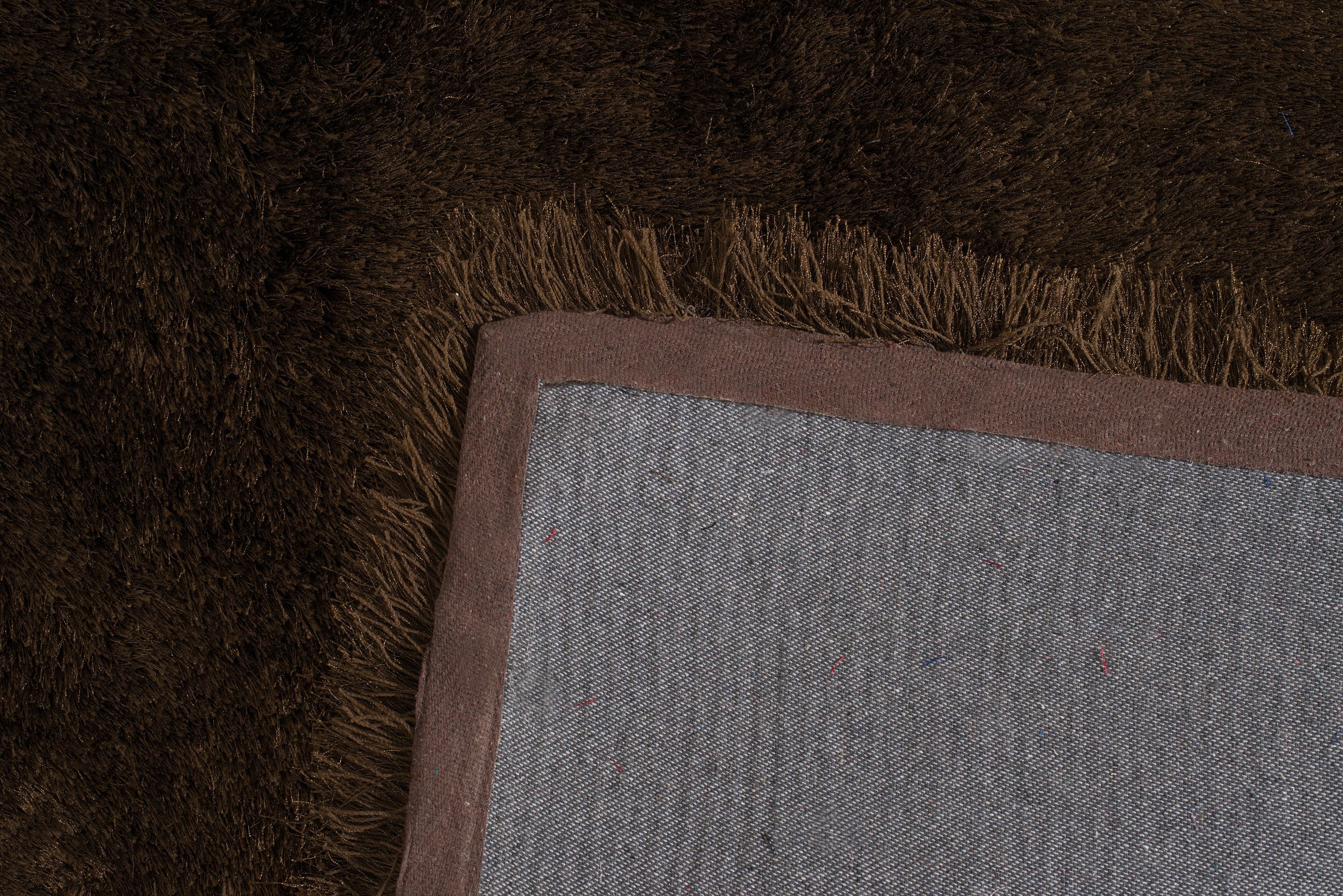 United Weavers Benella Lurleen Chocolate Woven Polyester Shag Area Rug