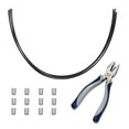 thumbnail image 1 of Kit de bricolaje Cable Tethers TetherTies para ordenadores, negro, paquete de 60, 1 of 7
