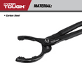 thumbnail image 3 of Hyper Tough Adjustable Jaw Oil Filter Wrench, Heavy Duty, Carbon Steel, Filters 2-1/2 to 4-5/8 inch, 3 of 14