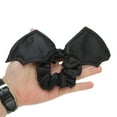 thumbnail image 2 of Unique Bargains 1 Pc Hair Elastic Fashion Halloween Bat Hair Ties Black, 2 of 5