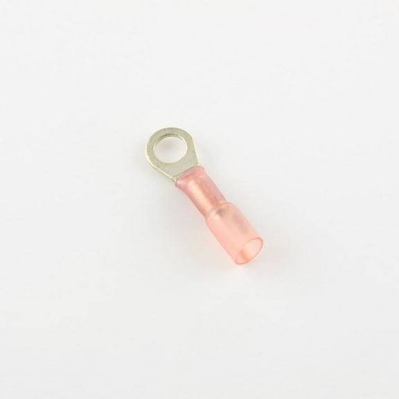 22-18 Ga. Heat-Shrink Ring Terminals, #8 Stud - (pack of 25)