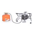 thumbnail image 1 of Réchaud à Gaz de Camping 3500W Kit de Cuisson Pliable Extérieur Cuiseur Alimentaire de Camping Portable Léger Réchaud Haute Puissance Adapté pour Randonnée Barbecue en Plein Air, Facile à Utiliser, 1 of 10