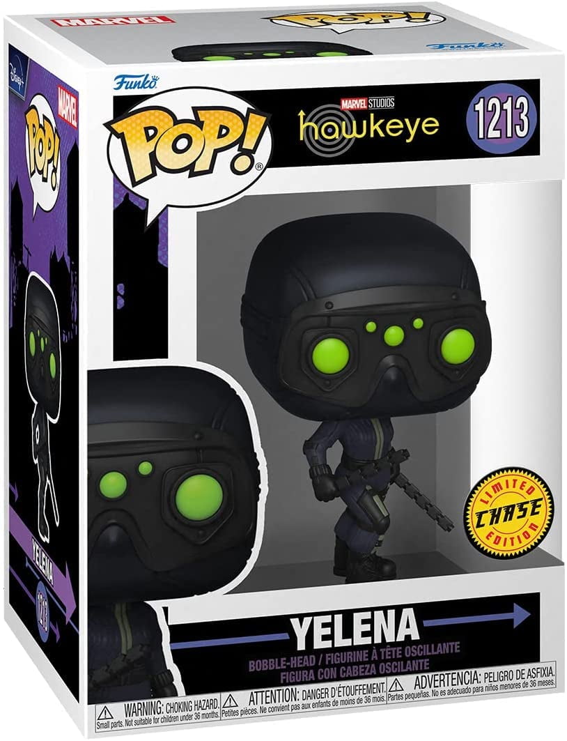 liefde Vervullen levering Funko POP! Marvel Studios Hawkeye CHASE Yelena #1213 [Masked] - Walmart.com
