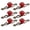 Red, variant on 6pcs Round ceramic Dresser Drawer Cabinet Knobs Vintage Door Handle Ceramics Furniture Pulls for Kitchen Wardrobe Cupboard Room Decorative